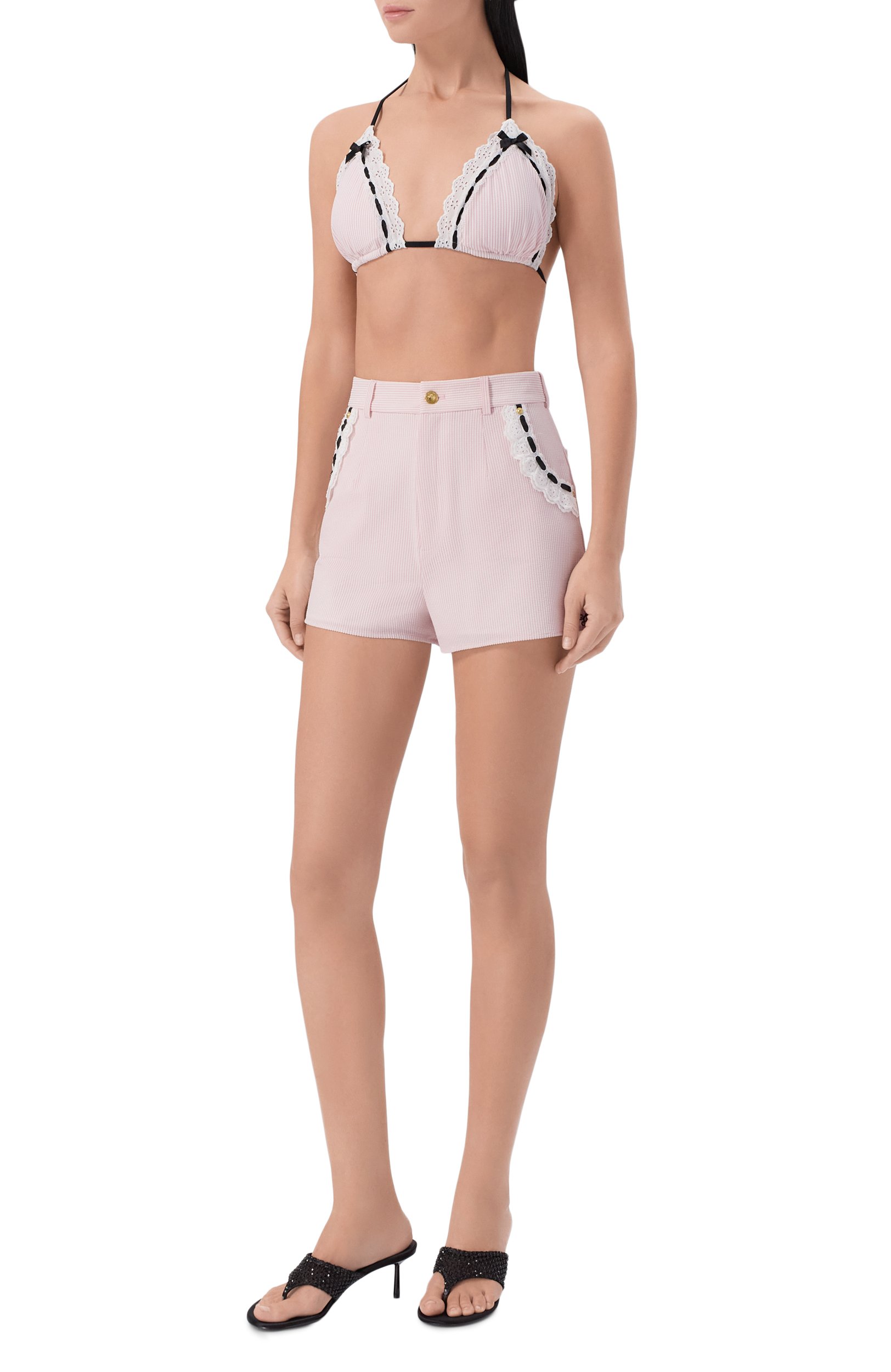 Шорты miffy AGENT PROVOCATEUR розового цвета по цене 36900 руб., арт. AP12848681100, фото 2 Шорты miffy AGENT PROVOCATEUR, арт. AP12848681100, фото 2