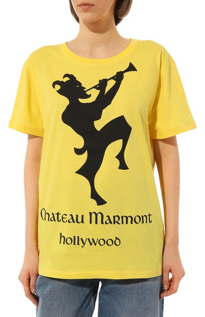 Хлопковая футболка GUCCI, арт. 492347 XJALD, фото 3