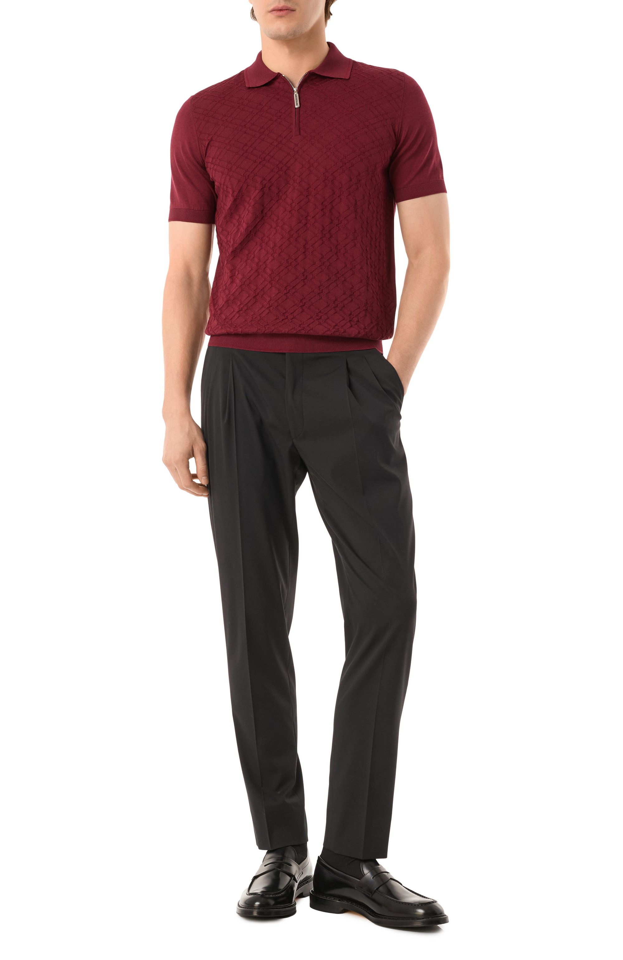 Поло из шелка и хлопка STEFANO RICCI, арт. K818090P31/F25172, фото 2