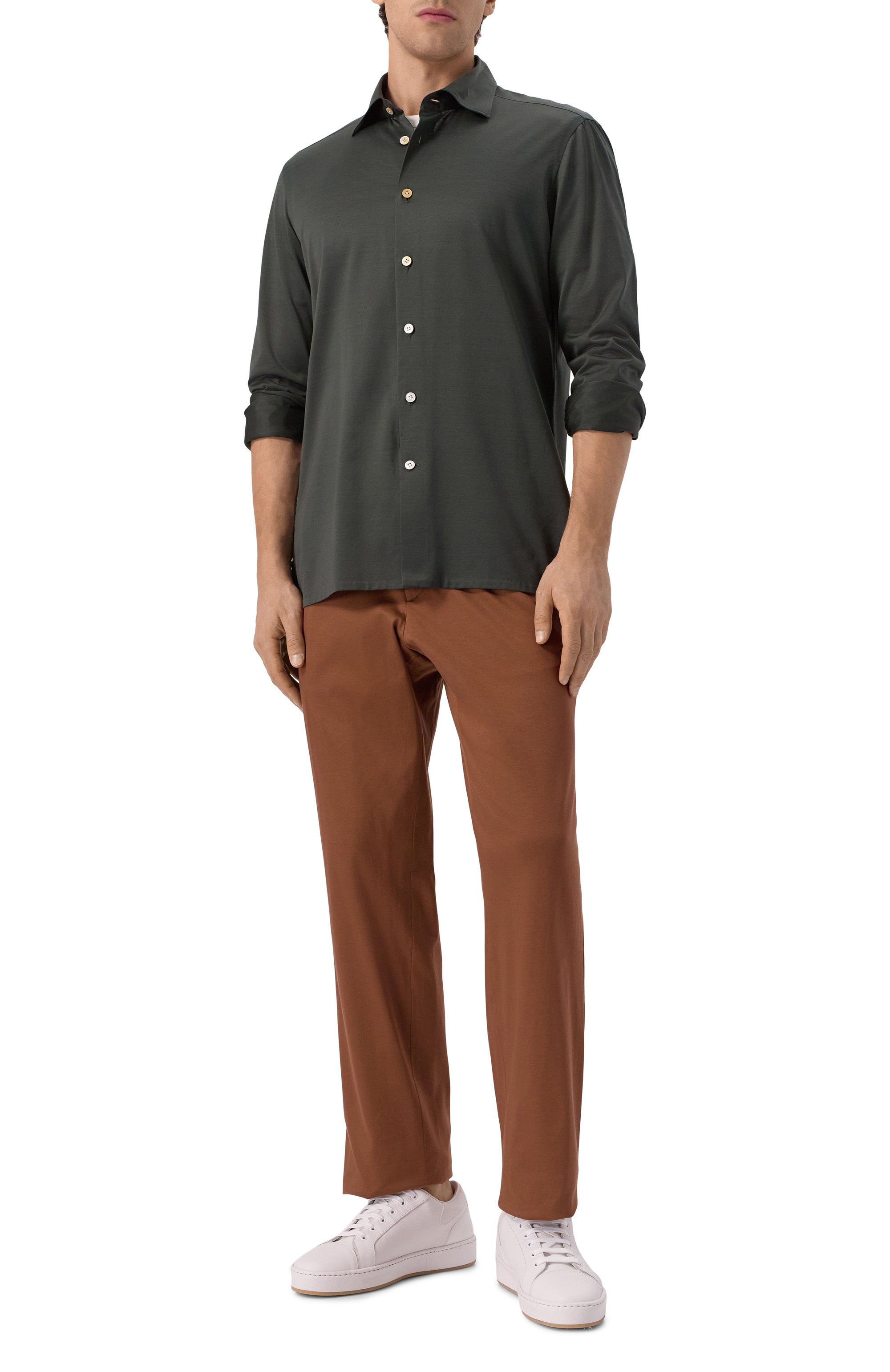 Хлопковые брюки KITON, арт. UPN007H0920007, фото 2