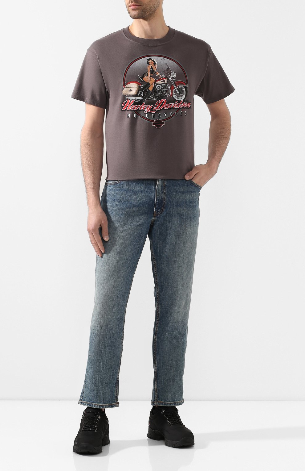 Хлопковая футболка exclusive for moscow HARLEY-DAVIDSON, арт. R003089, фото 2
