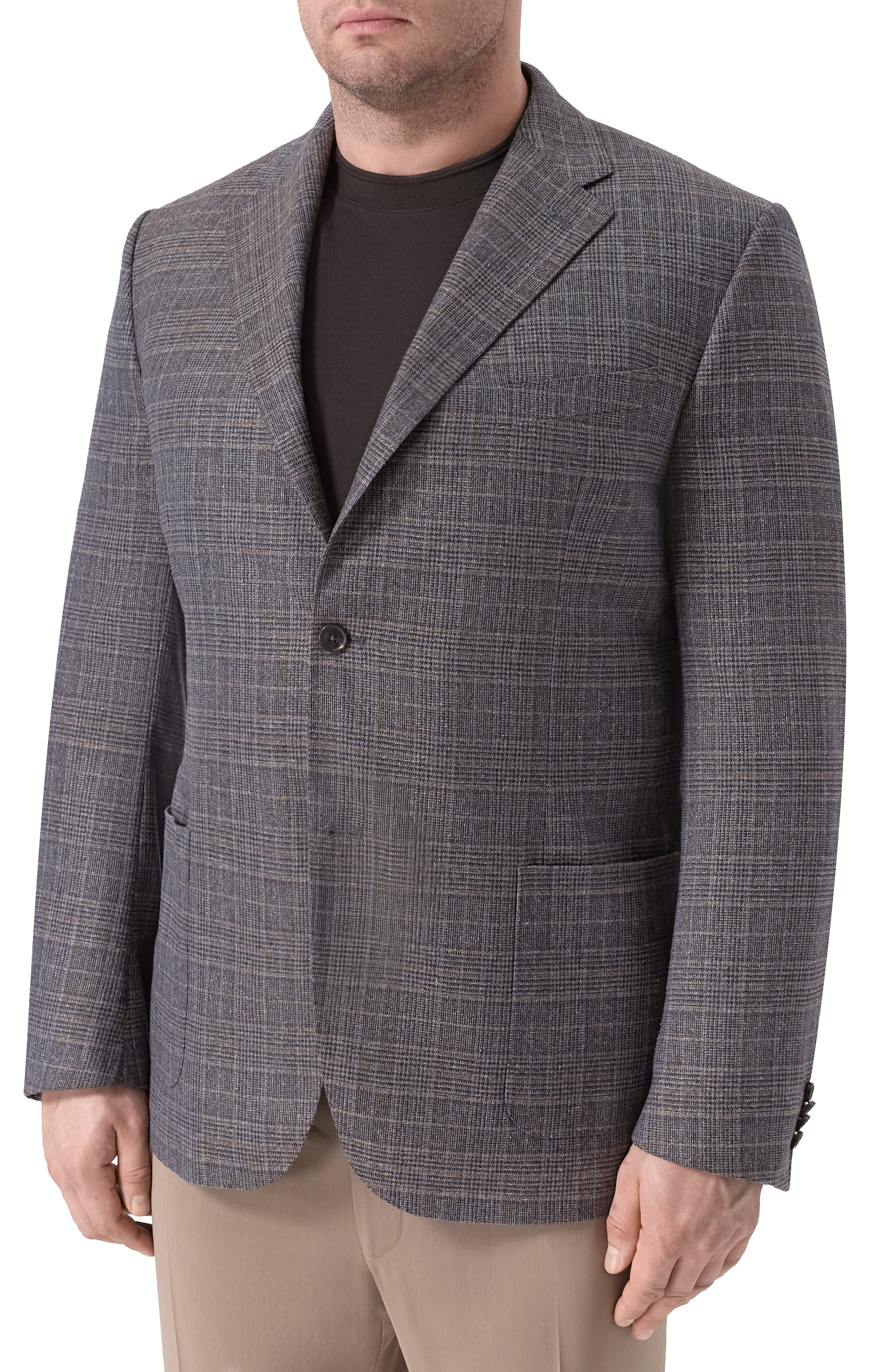 Пиджак из шелка и шерсти CORNELIANI, арт. 27X018/2716215, фото 4