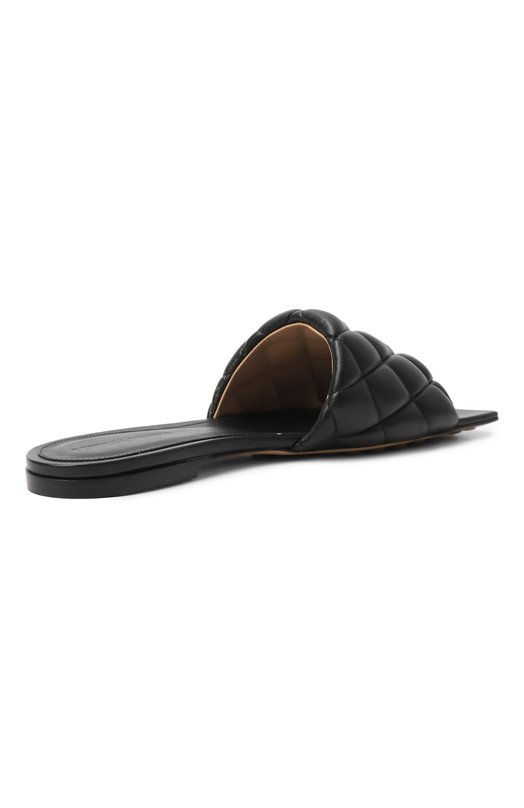Кожаные шлепанцы Padded Bottega Veneta 627710/VBRR0 Чёрный  627710/VBRR0 Фото 5