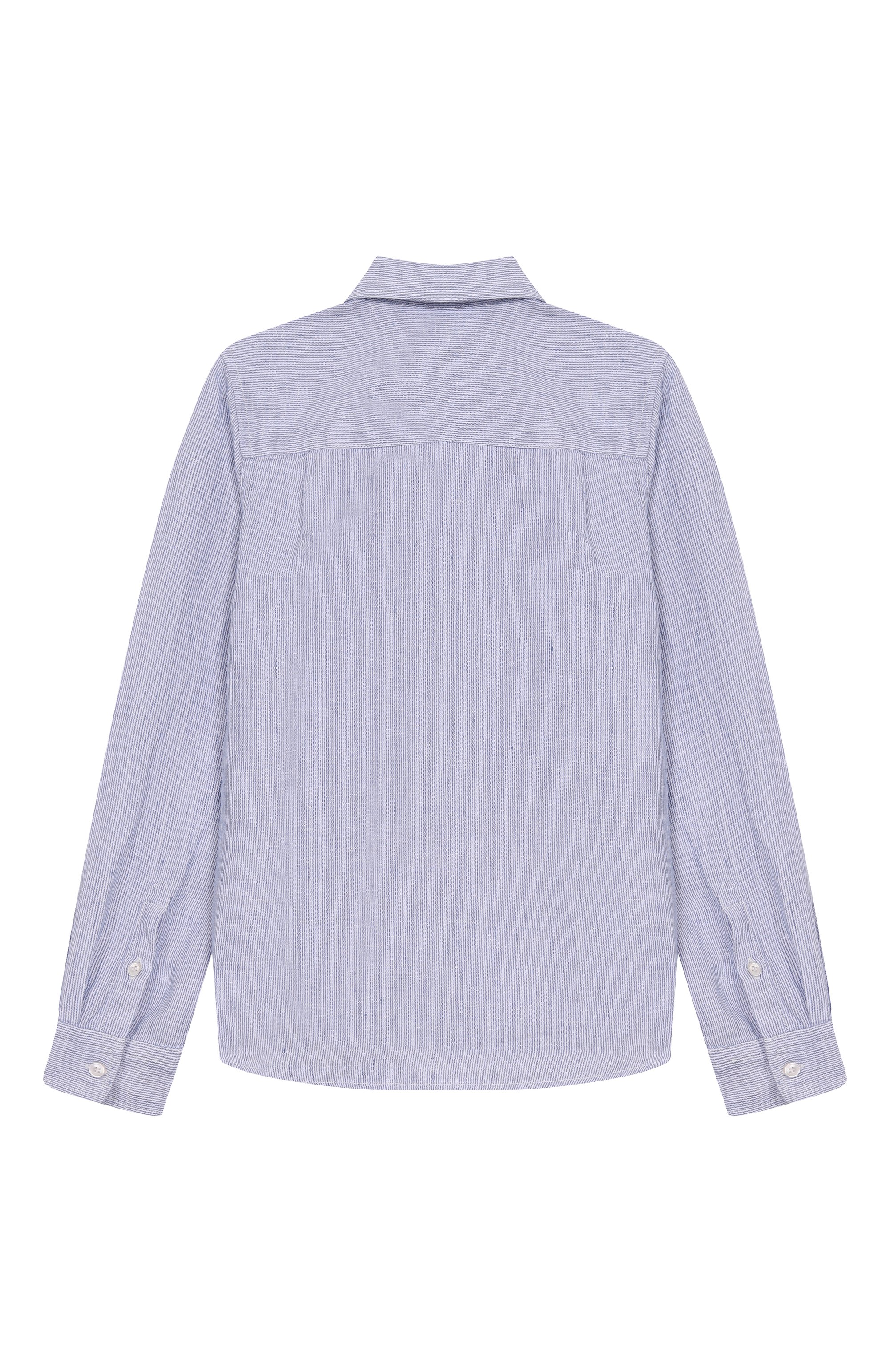 Льняная рубашка PAUL & SHARK JUNIOR, арт. WUC000/LUE02/10A-16A, фото 2