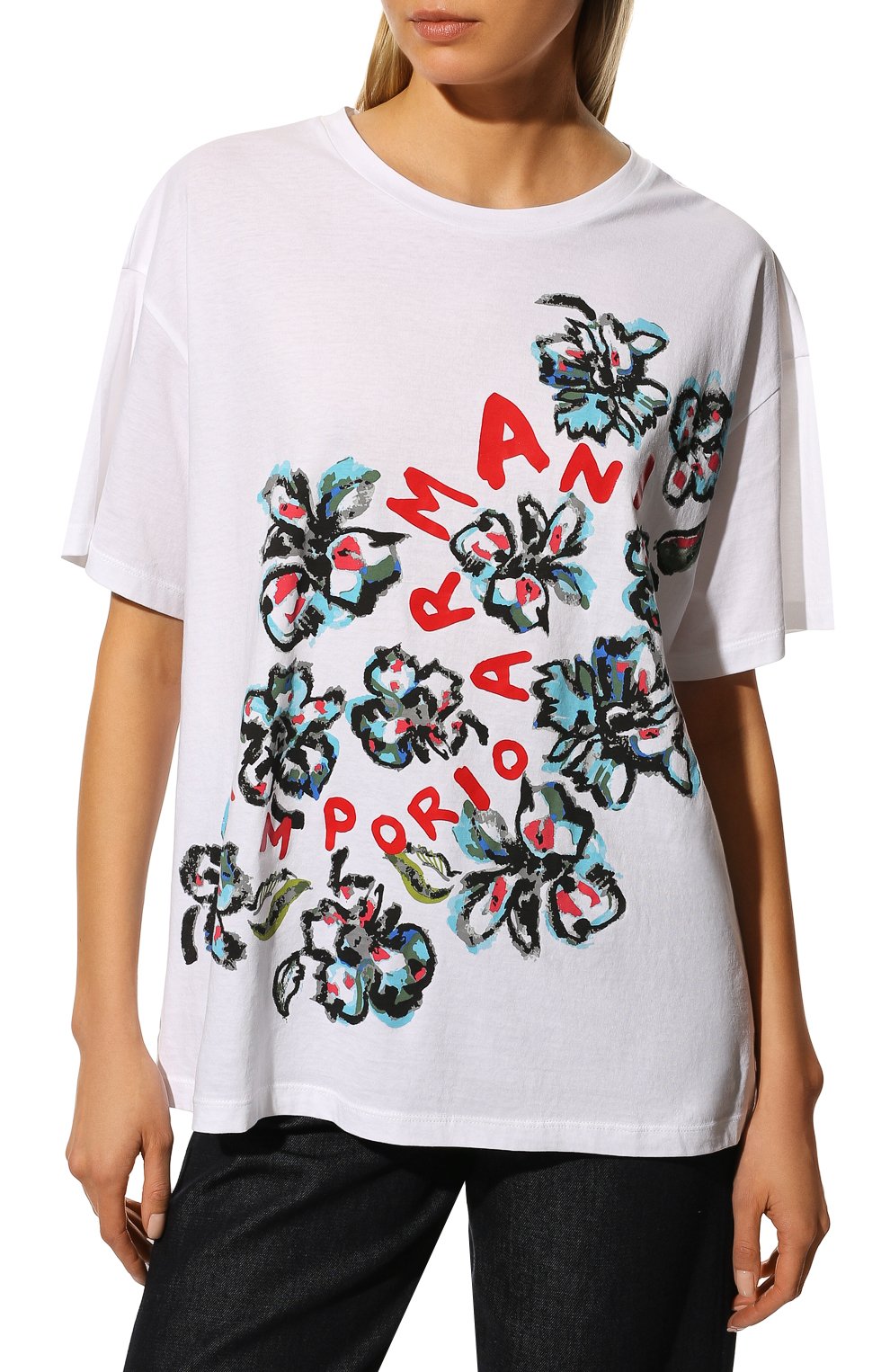 Хлопковая футболка EMPORIO ARMANI, арт. 3L2T8B/2JQ4Z, фото 3