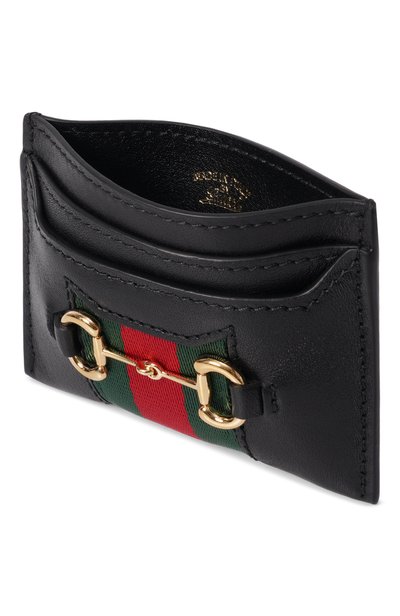 Кожаный футляр для кредитных карт GUCCI черного цвета по цене 65700 руб., арт. 867122/AAGF7, фото 3 Кожаный футляр для кредитных карт GUCCI, арт. 867122/AAGF7, фото 3