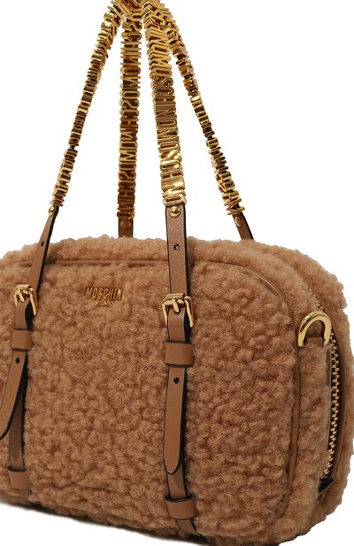 Сумка lettering mini MOSCHINO светло-коричневого цвета по цене 87550 руб., арт. A7370/8222, фото 3 Сумка lettering mini MOSCHINO, арт. A7370/8222, фото 3