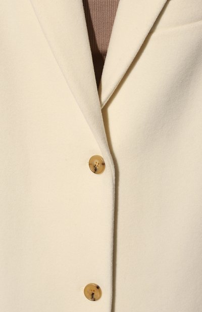 Шерстяное полупальто OLOLOL кремового цвета по цене 55300 руб., арт. OLCT004/2376.111/S22, фото 5 Шерстяное полупальто OLOLOL, арт. OLCT004/2376.111/S22, фото 5