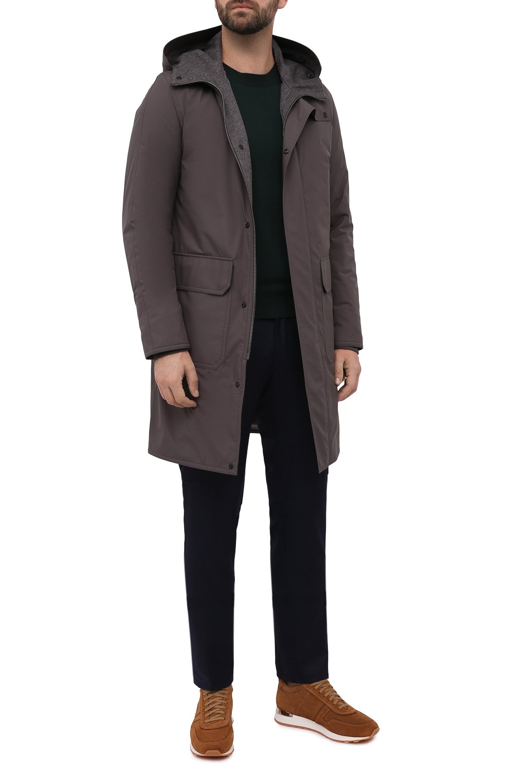 Замшевые кроссовки RALPH LAUREN, арт. 801859524, фото 2