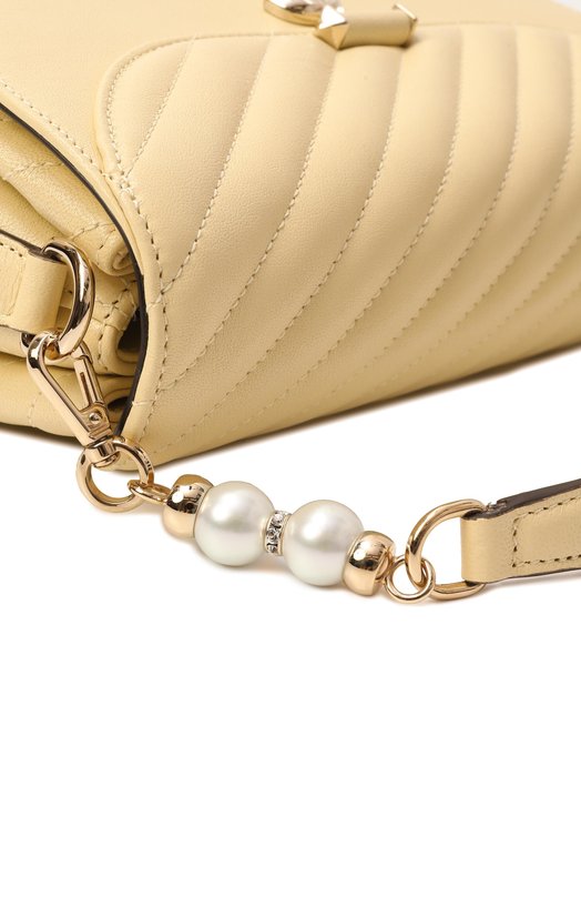 Сумка Curve Jimmy Choo AVNCURVET0PHANDLEQ0J Жёлтый  AVNCURVET0PHANDLEQ0J Фото 3