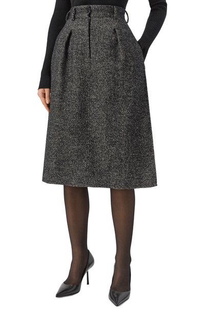Шерстяная юбка DOLCE & GABBANA, арт. F4C6DT/FCBAJ, фото 3