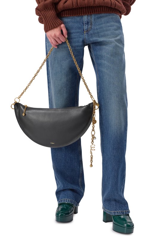 Сумка Chloe Icons Chloé CHC25AS519P80 Чёрный  CHC25AS519P80 Фото 2
