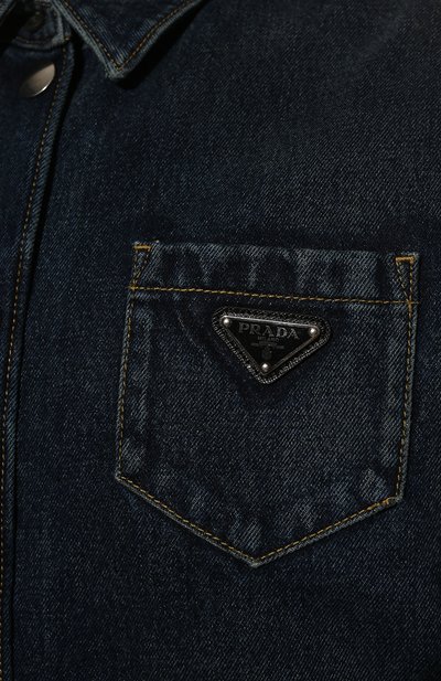 Джинсовая рубашка PRADA, арт. GFC040-10UJ-F0008-212, фото 5