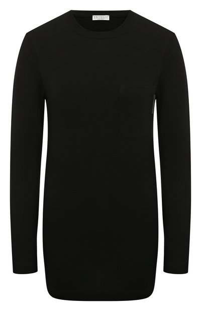 Женская хлопковый лонгслив BRUNELLO CUCINELLI, арт. M0T18BB310