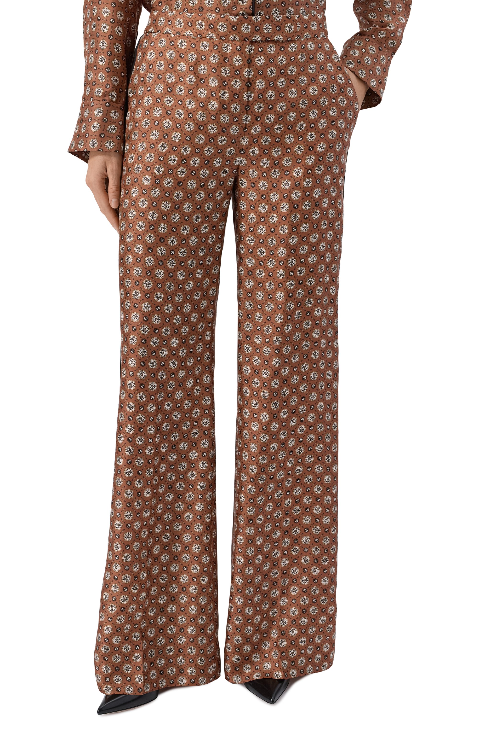 Шелковое брюки DOROTHEE SCHUMACHER, арт. 349203, фото 3