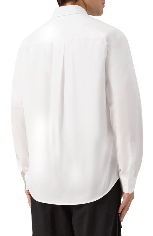 Хлопковая рубашка Dsquared2 S74DM0949/S36275 Белый  S74DM0949/S36275 Фото 4