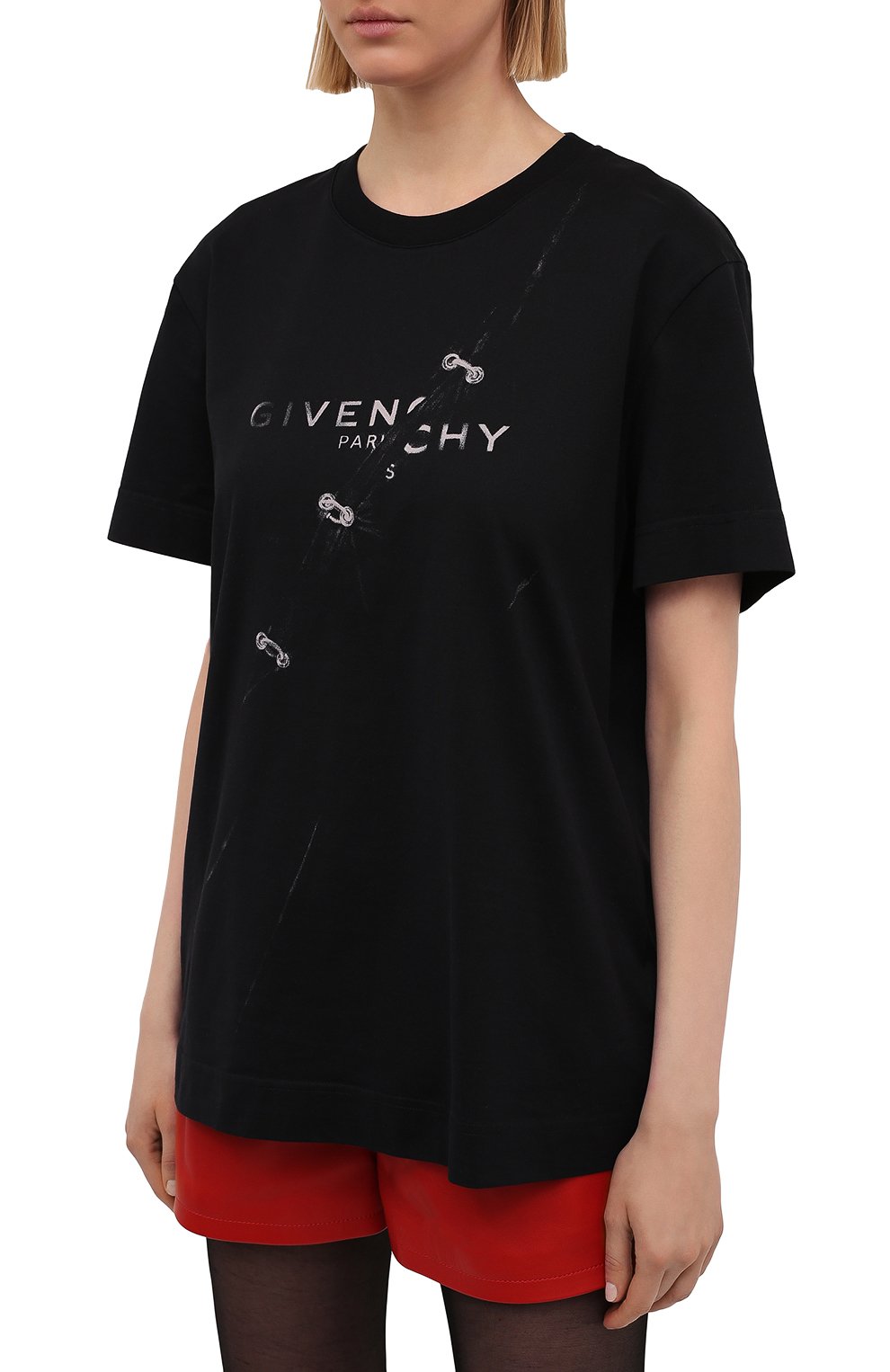 Хлопковая футболка GIVENCHY, арт. BW707Z3Z51, фото 3