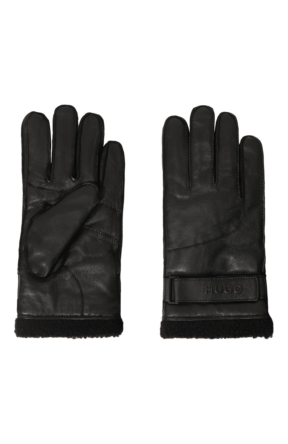 Кожаные перчатки HUGO, арт. 50475648, фото 2