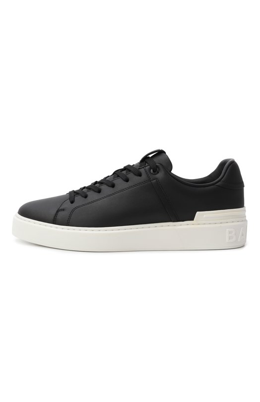 Кожаные кеды B-Court Balmain FM1VI288/LVTR Чёрный  FM1VI288/LVTR Фото 4