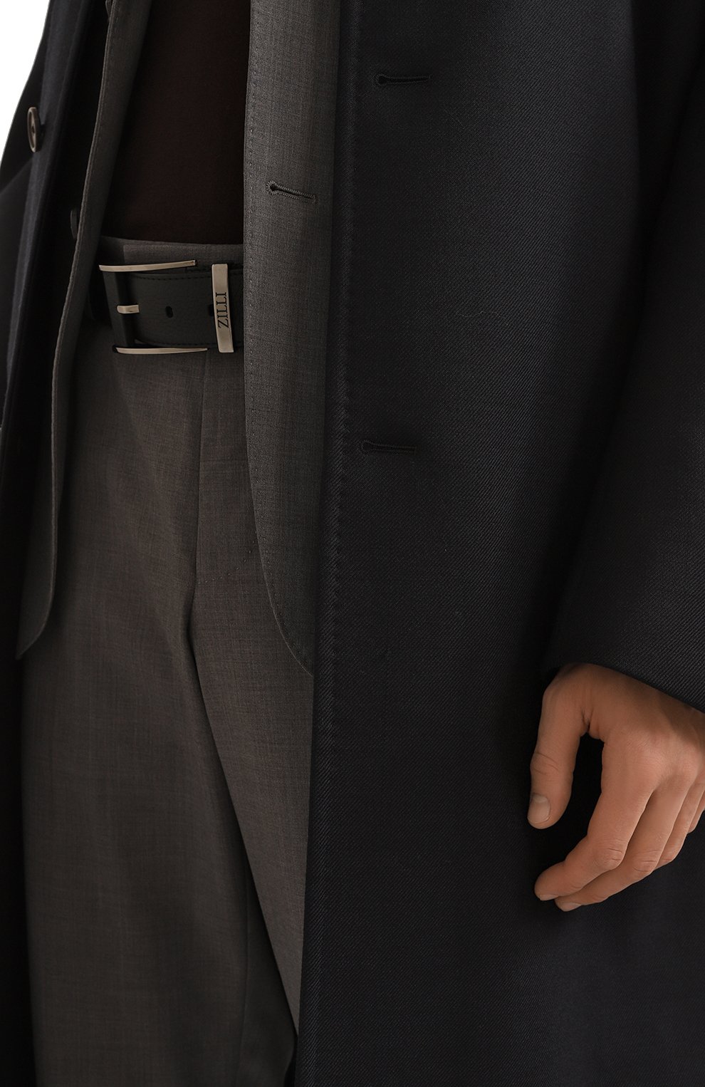 Кожаный ремень ZILLI, арт. MJL-CLASE-01805/0076/120-130, фото 2