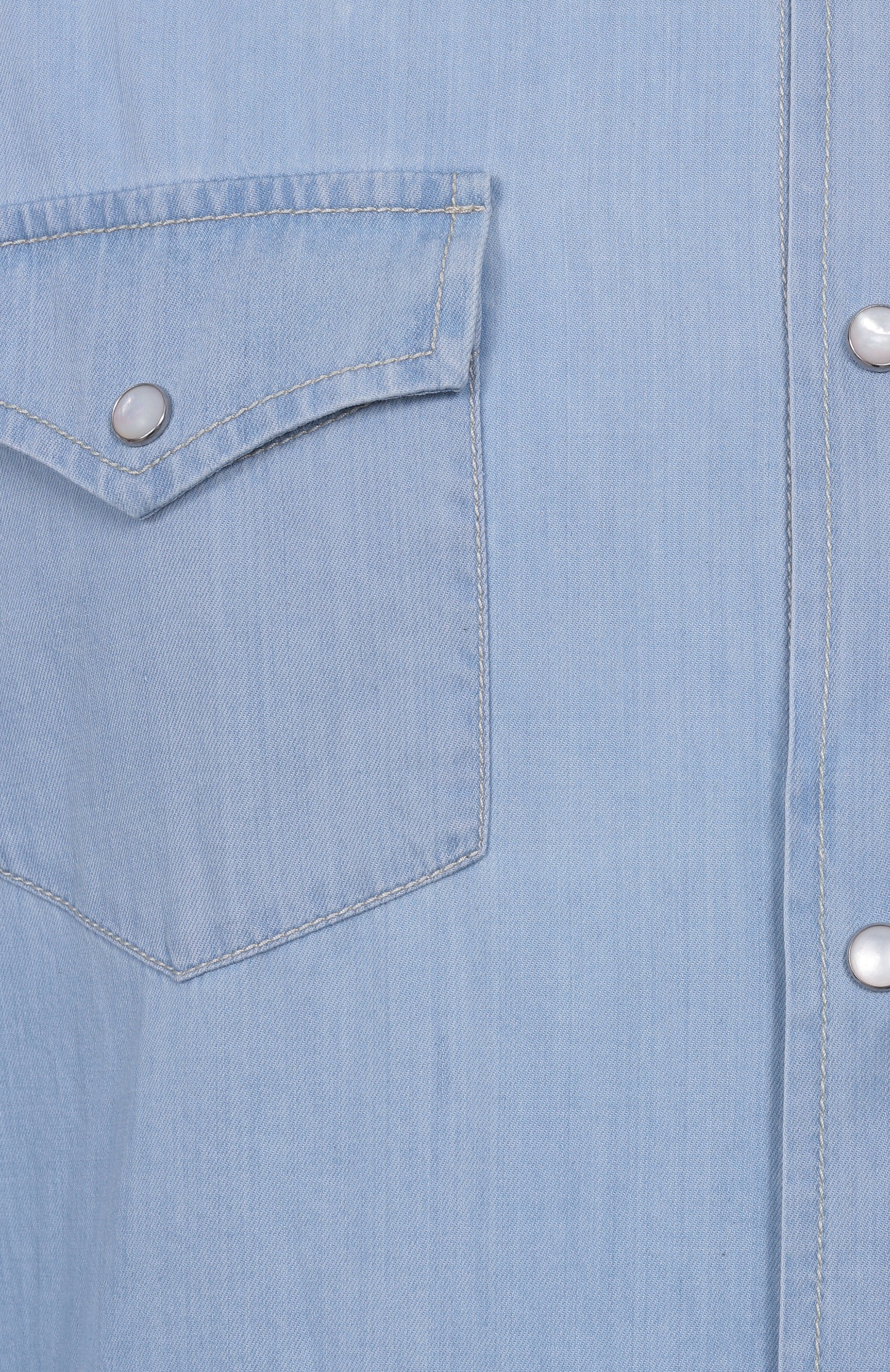 Джинсовая рубашка BRUNELLO CUCINELLI, арт. MR6834008, фото 6