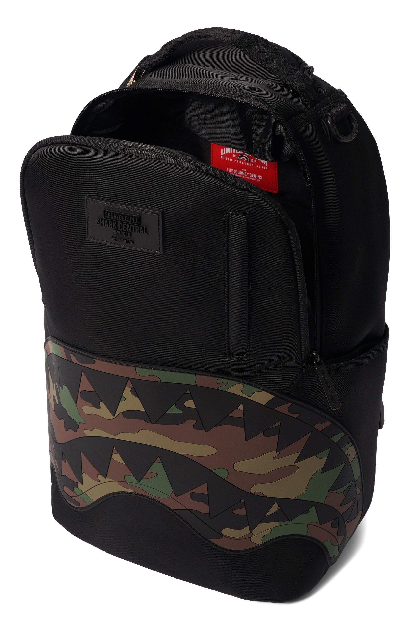 Рюкзак SPRAYGROUND, арт. 910B9331NSZ/SHARK CENTRAL BLACK NYL0N CAM0 SHARK B, фото 3