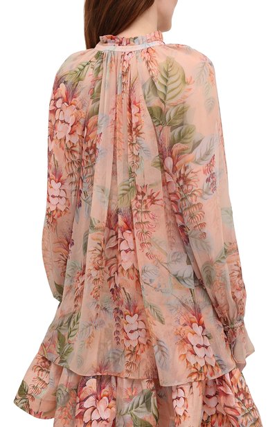 Шелковая блузка ZIMMERMANN, арт. 1345TCAN, фото 4