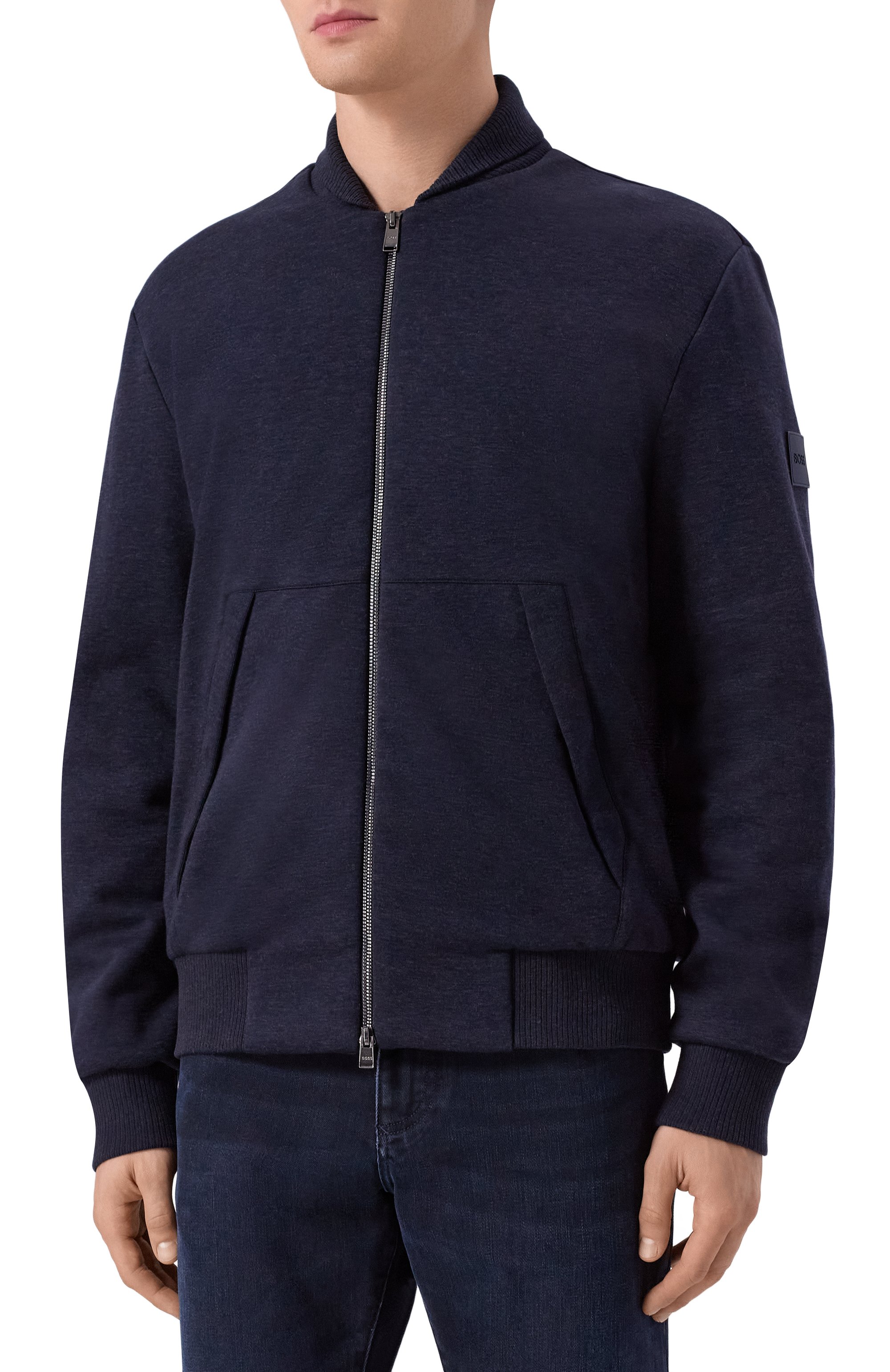 Толстовка из хлопка и шерсти BOSS, арт. 50549302, фото 3