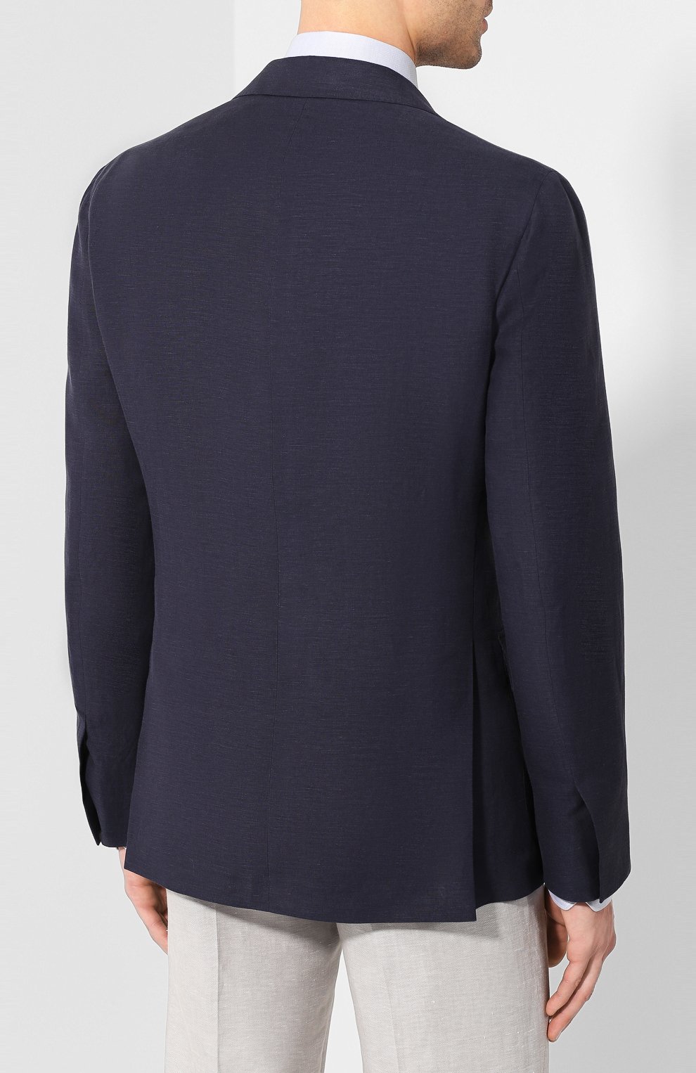 Пиджак из шелка и льна RALPH LAUREN, арт. 798794546, фото 4