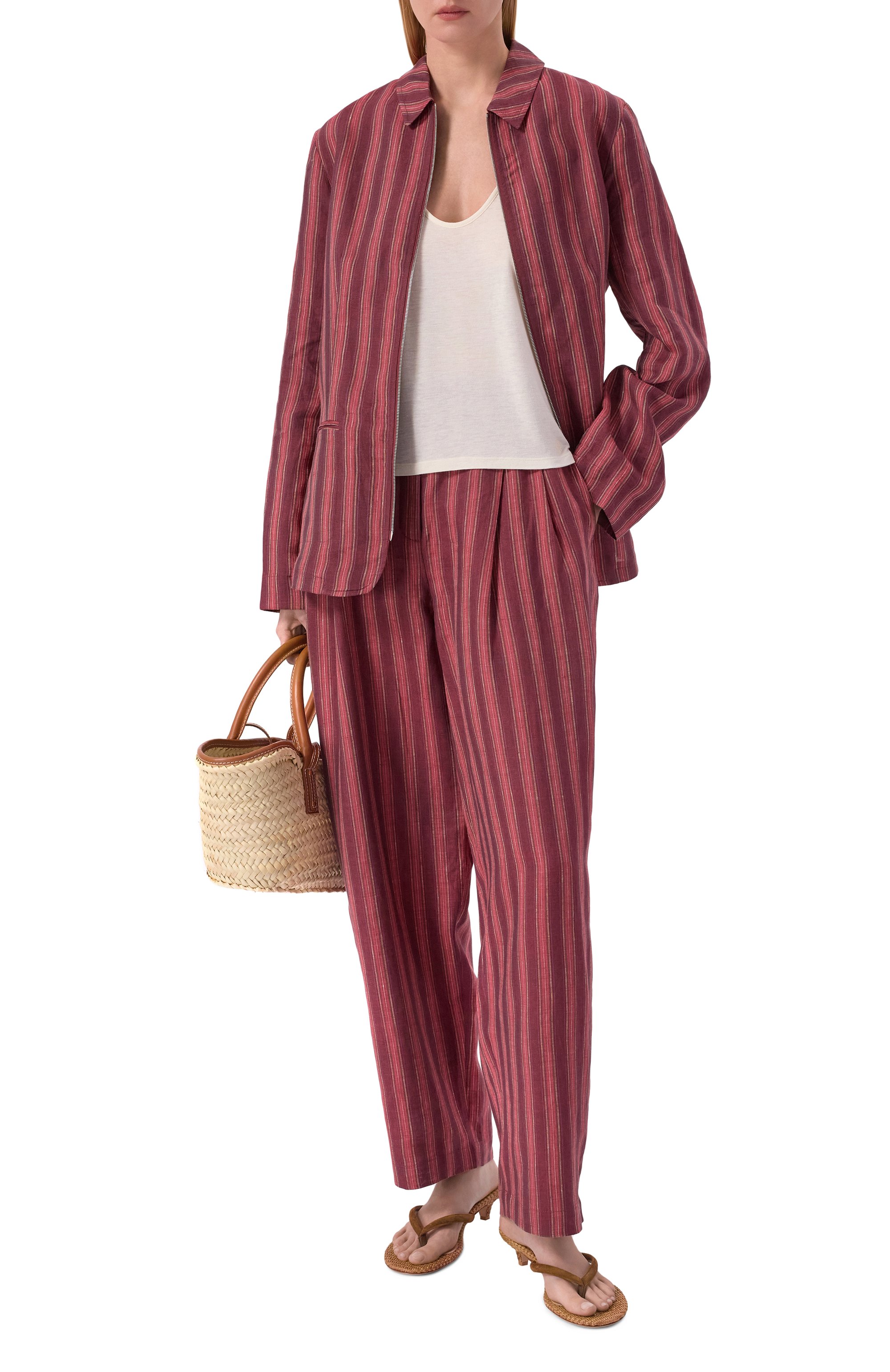 Льняные брюки 12 STOREEZ, арт. 137502, фото 2