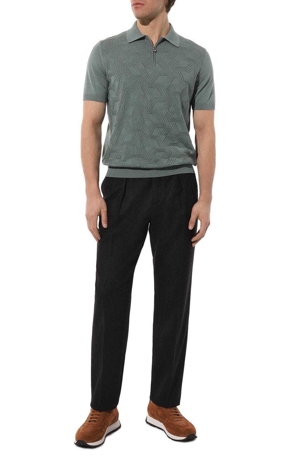 Поло из шелка и хлопка STEFANO RICCI, арт. K818047P31/F23175, фото 2