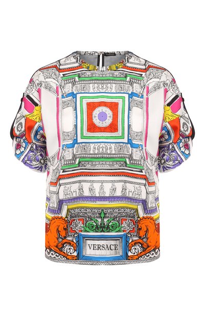Женский шелковый топ VERSACE, арт. A82352/A228395