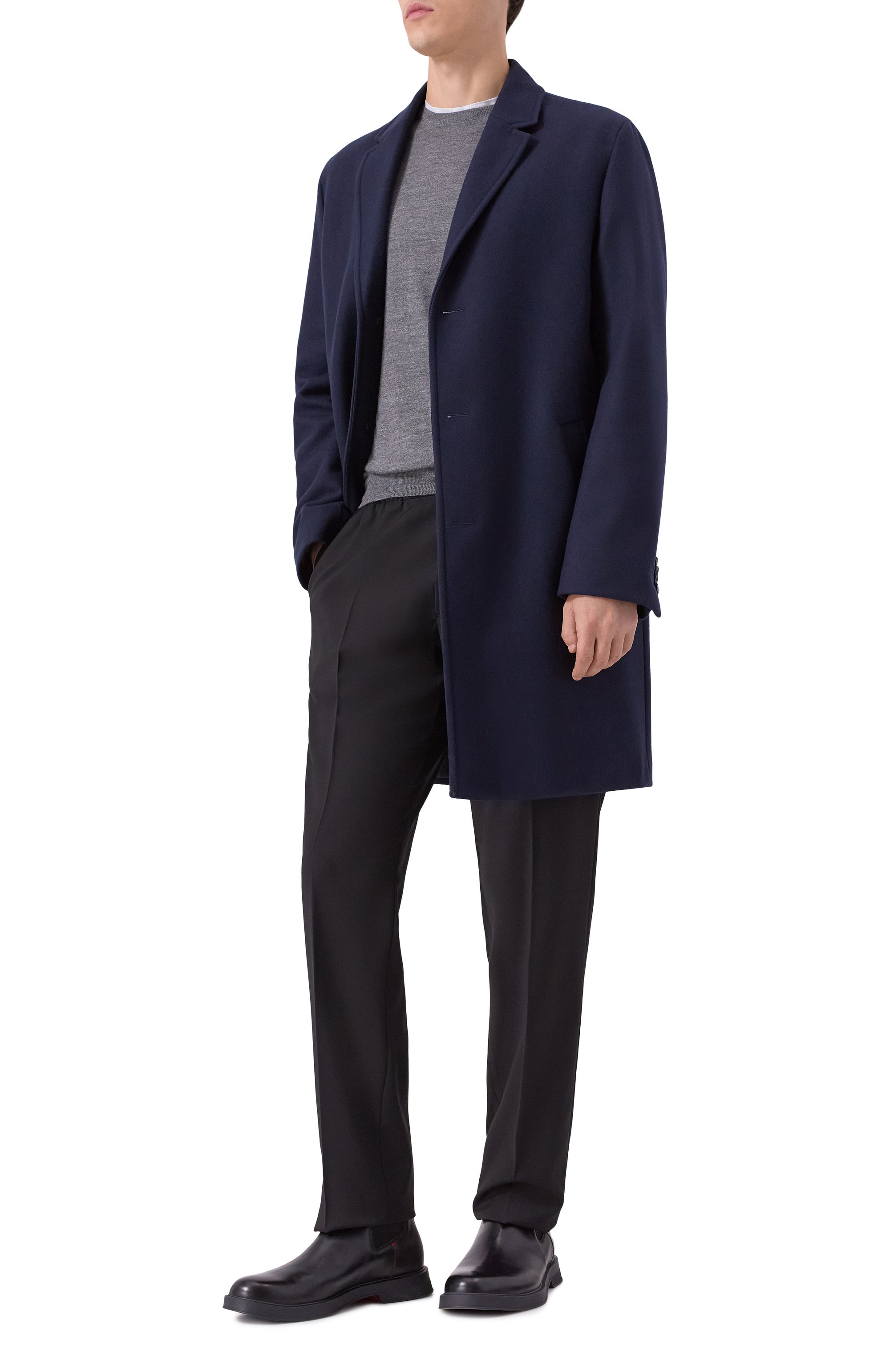 Шерстяное пальто HUGO, арт. 50546529, фото 2