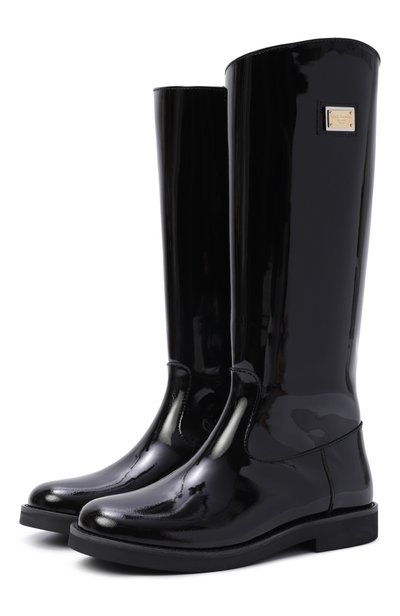 Кожаные сапоги DOLCE & GABBANA, арт. D11431/A1067_001