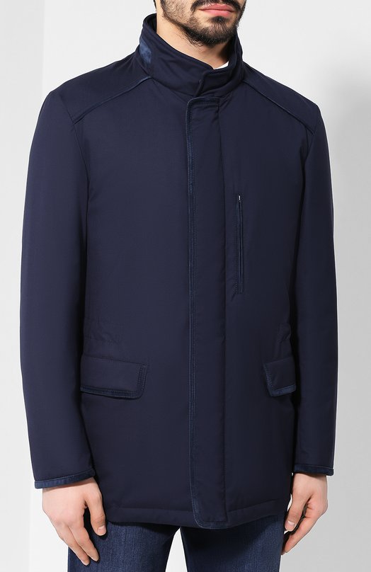 Шерстяная куртка Brioni SFND0L/P8A44/3XL-6XL Синий  SFND0L/P8A44/3XL-6XL Фото 3