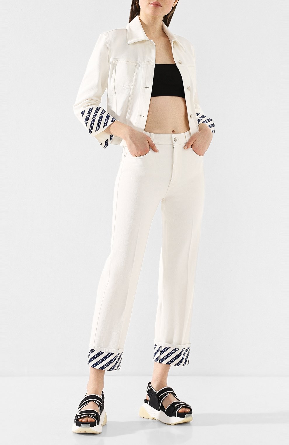 Джинсы с отворотами STELLA MCCARTNEY, арт. 600453/SNH92, фото 2