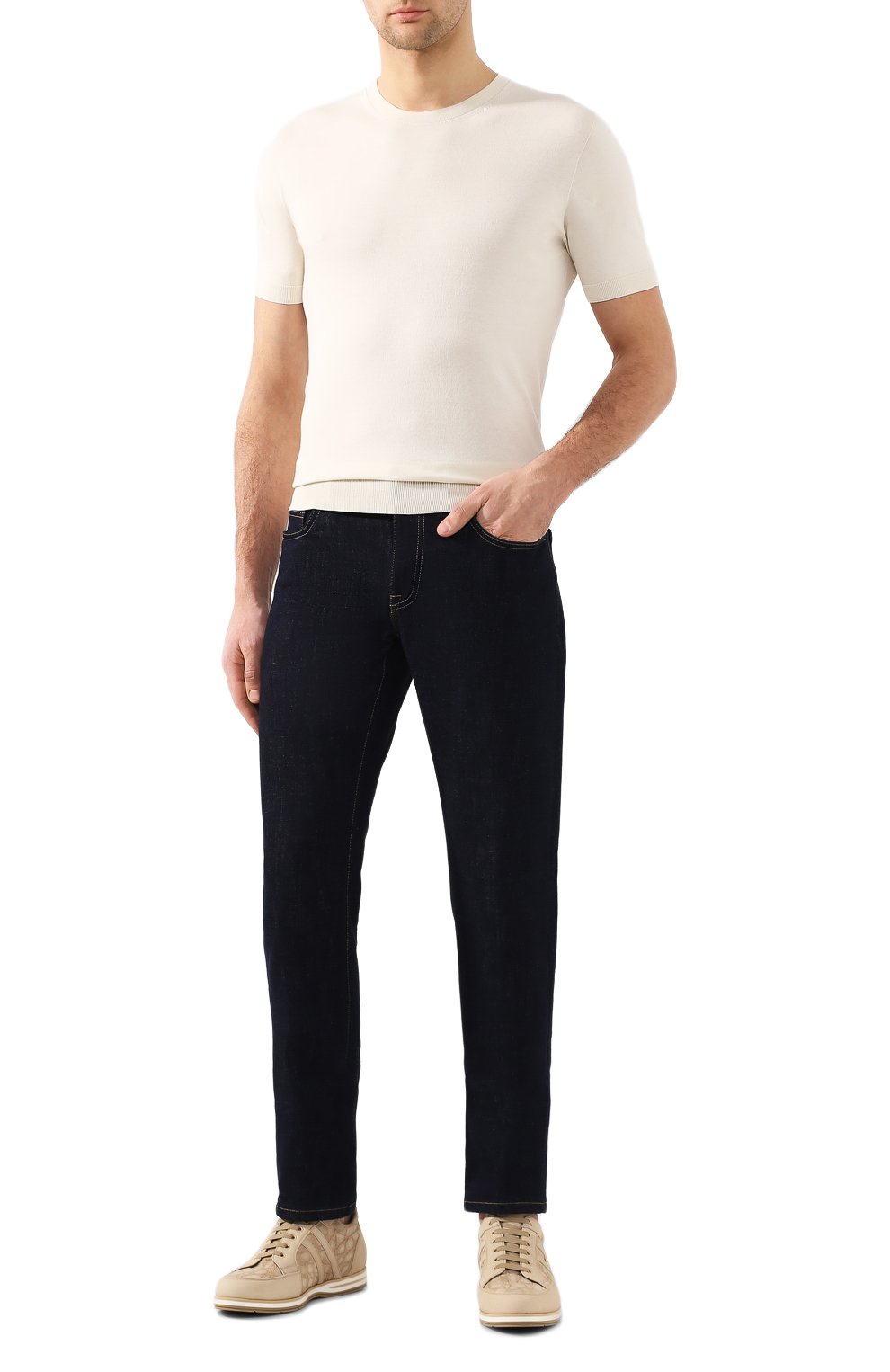 Хлопковый джемпер BRIONI, арт. UMR00L/08K01, фото 2