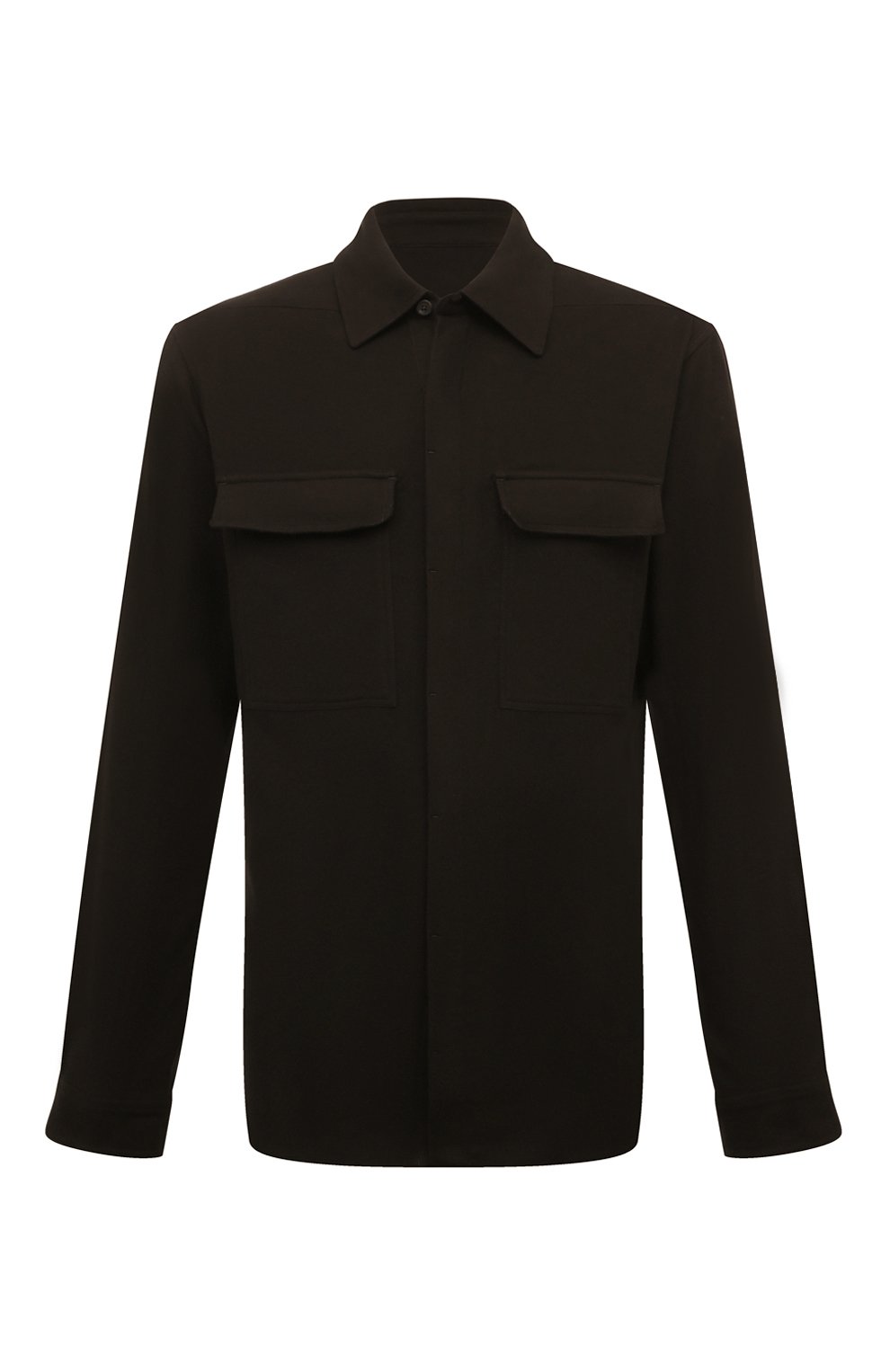 Хлопковая рубашка RICK OWENS, арт. RU02D6291/FL, фото 1