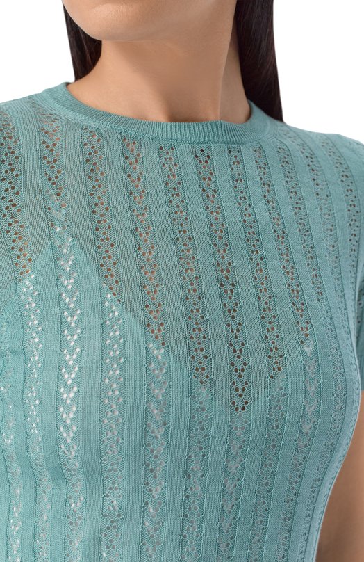 Пуловер из шелка и хлопка MVST M26.CSW.K431/G0NG Зелёный  M26.CSW.K431/G0NG Фото 5