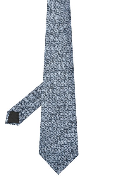 Шелковый галстук LANVIN голубого цвета по цене 9950 руб., арт. 3053/TIE, фото 2 Шелковый галстук LANVIN, арт. 3053/TIE, фото 2