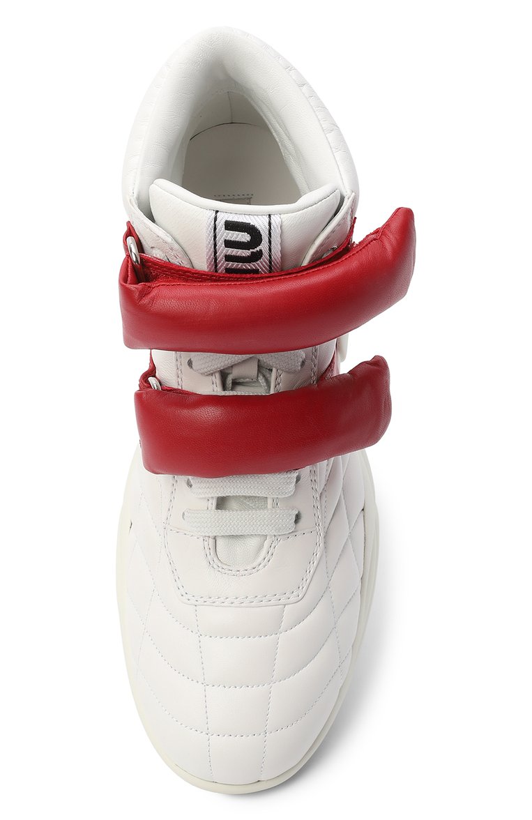 Кожаные кроссовки MIU MIU, арт. 5T439D-327-F082K, фото 4