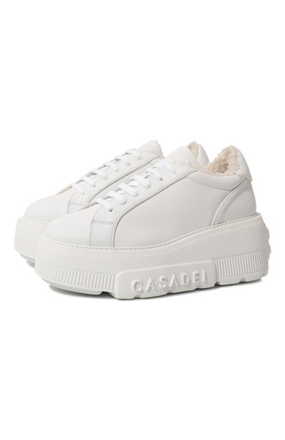 Женские кожаные кеды nexus CASADEI, арт. 2X924Z0711T04349999