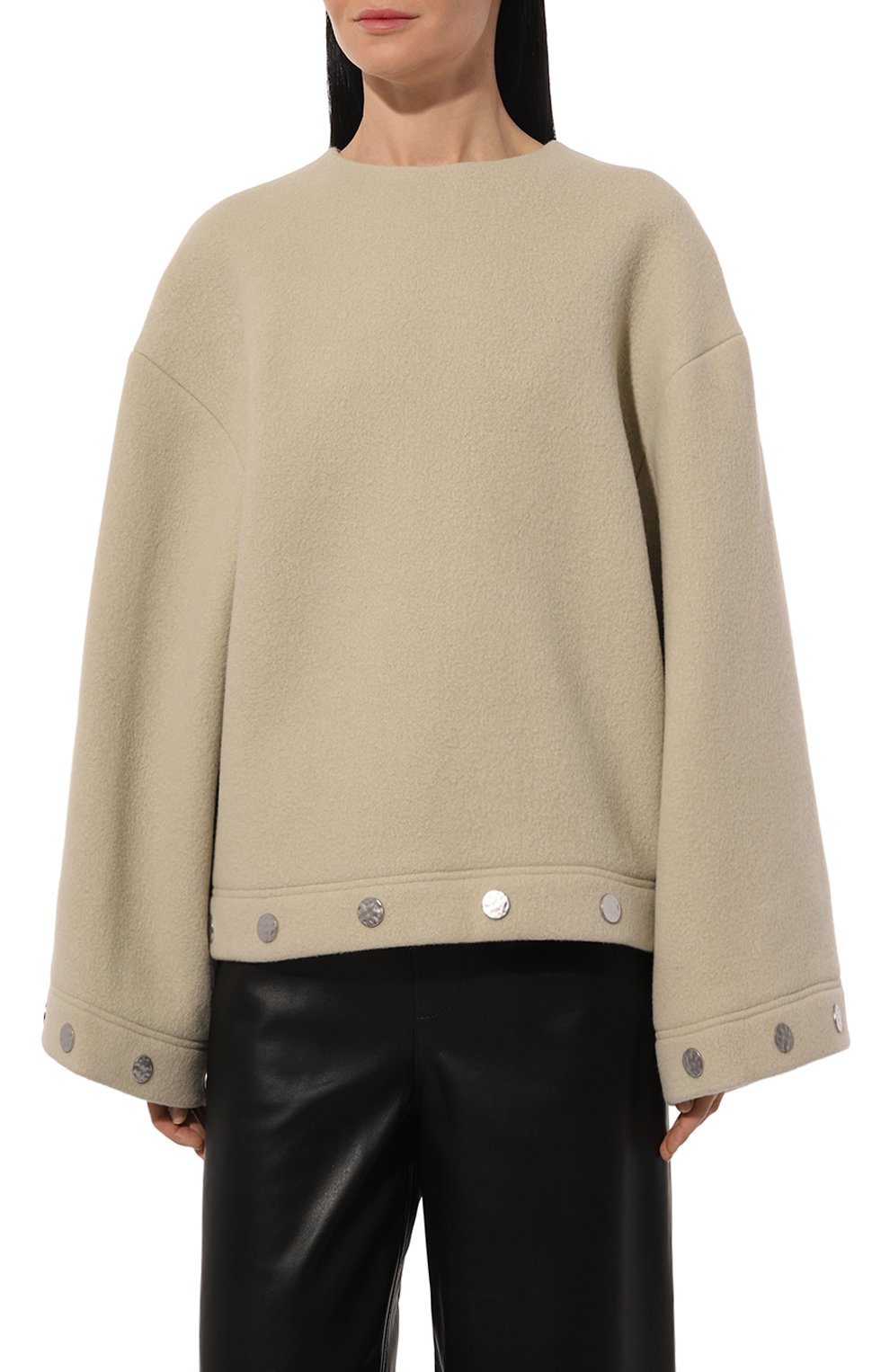 Шерстяной свитер NANUSHKA, арт. NW24FWTP39771, фото 3