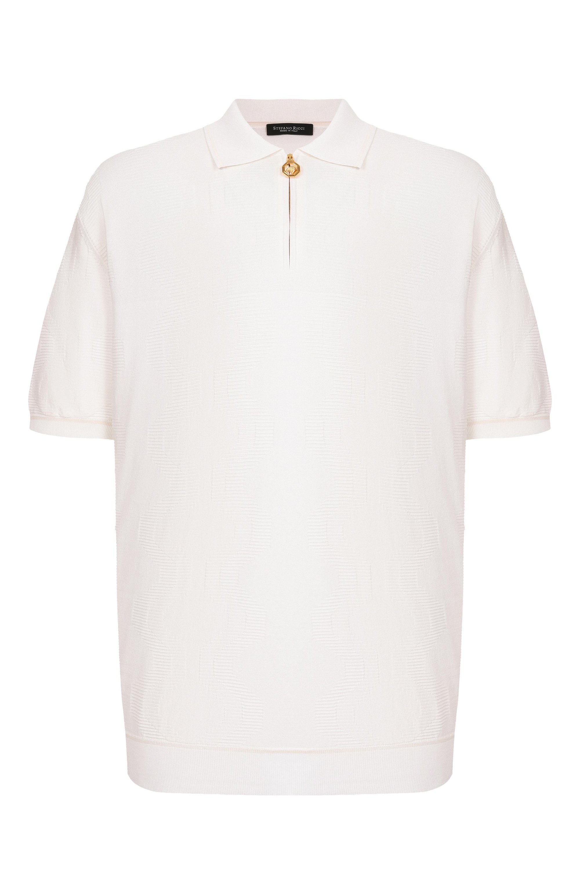 Поло из шелка и хлопка STEFANO RICCI, арт. K818105P31/F26171_002, фото 1