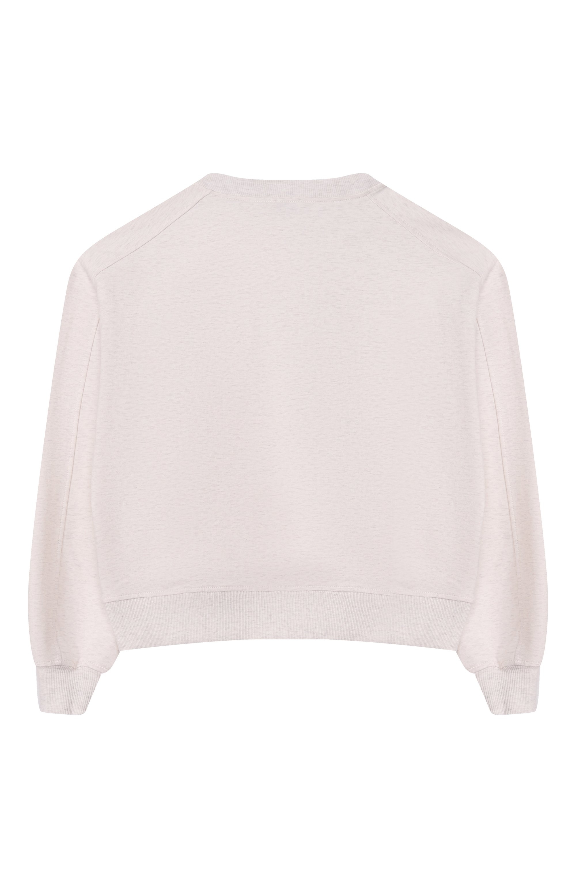 Хлопковый свитшот BRUNELLO CUCINELLI серого цвета по цене 56850 руб., арт. BH827E305C, фото 2 Хлопковый свитшот BRUNELLO CUCINELLI, арт. BH827E305C, фото 2