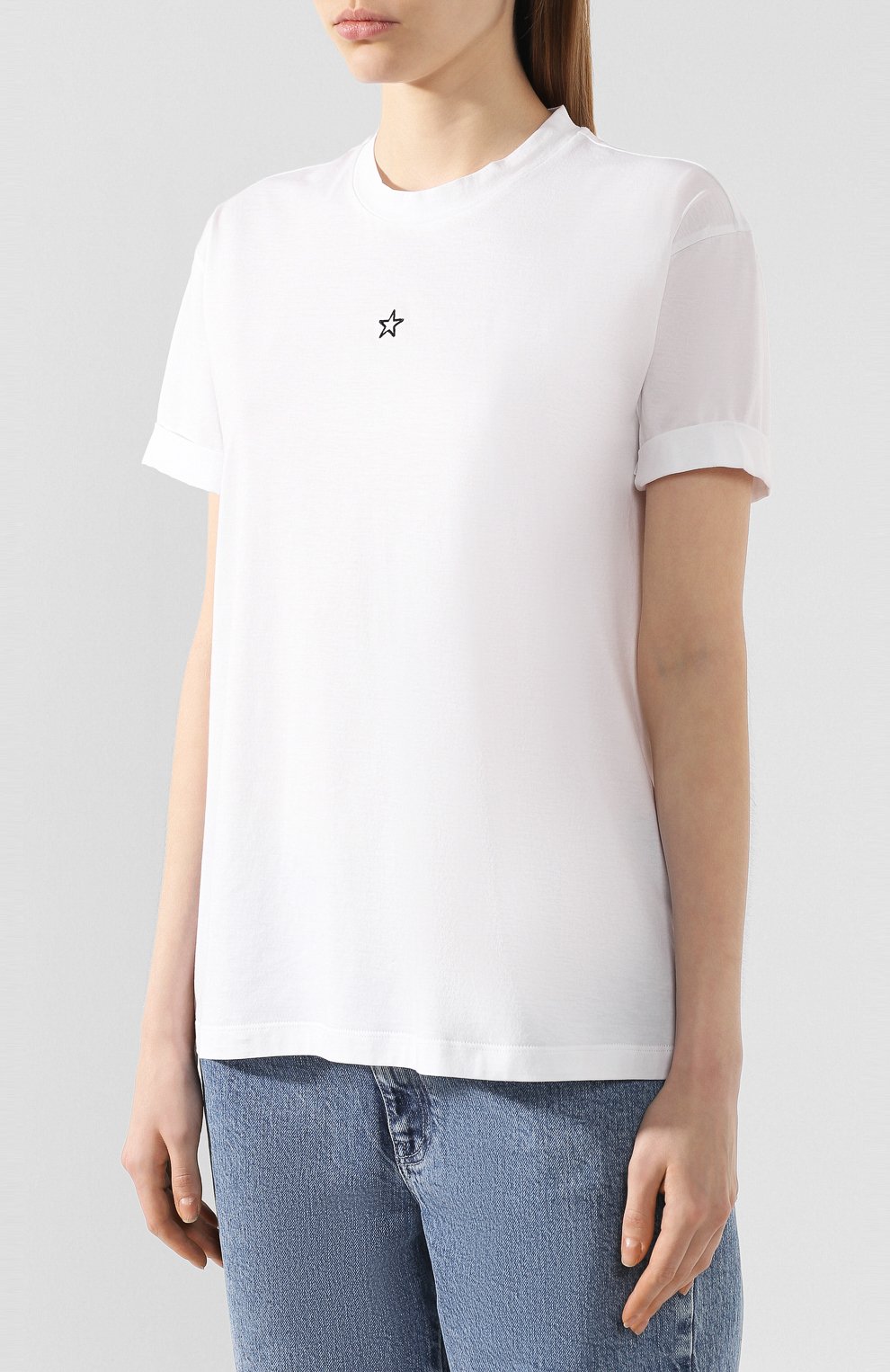 Хлопковая футболка STELLA MCCARTNEY, арт. 457142/SIW20, фото 3