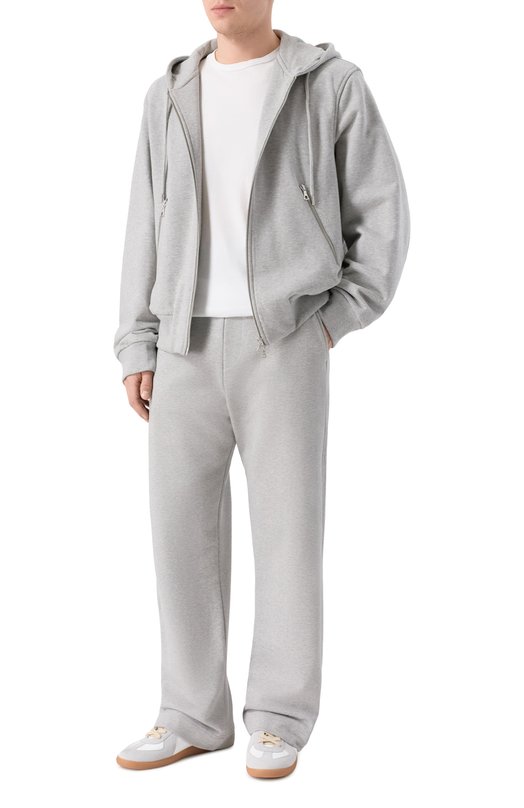 Хлопковая толстовка Dries Van Noten 021138/3611 Серый  021138/3611 Фото 2