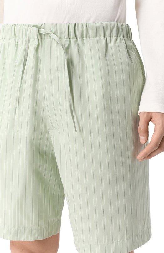 Хлопковые шорты Dries Van Noten 020931/3021 Зелёный  020931/3021 Фото 5
