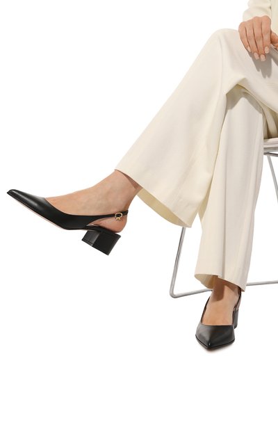 Кожаные туфли piper sling 45 GIANVITO ROSSI, арт. G95479.45RIC.VGINER0, фото 3