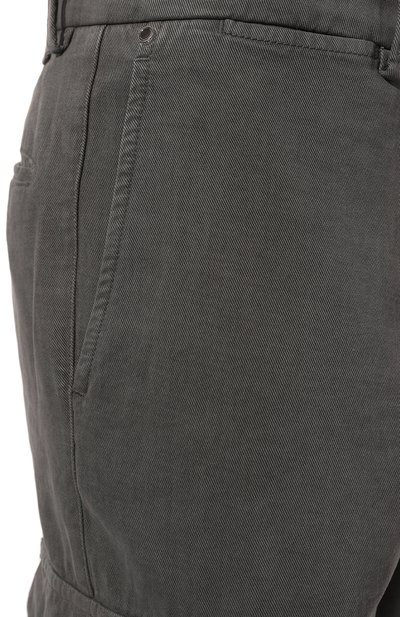 Брюки-карго из хлопка и кашемира KITON, арт. UFPPCAK0102F15, фото 5